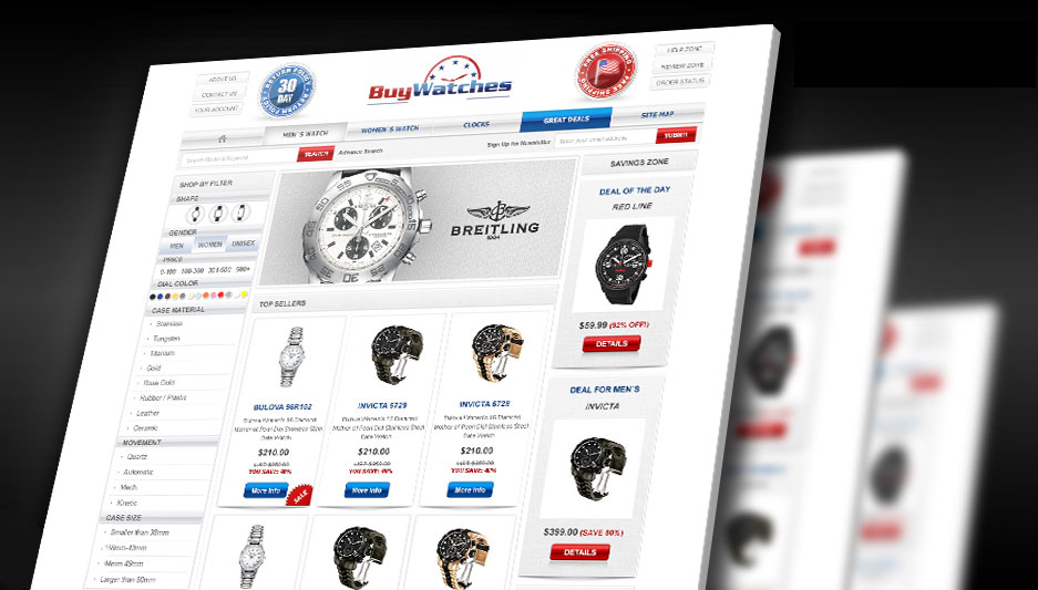 ecommerce website design